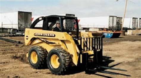 skid steer with forks rental